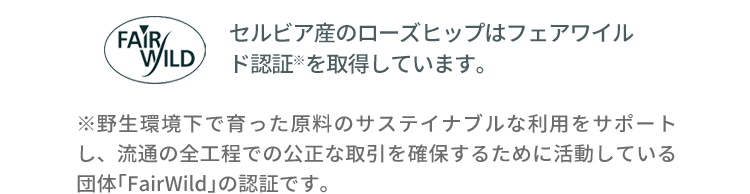 「自然や植物が大好きな私にとってローズヒップ採集はうれしい仕事です」― 生産者ドラガナ ―