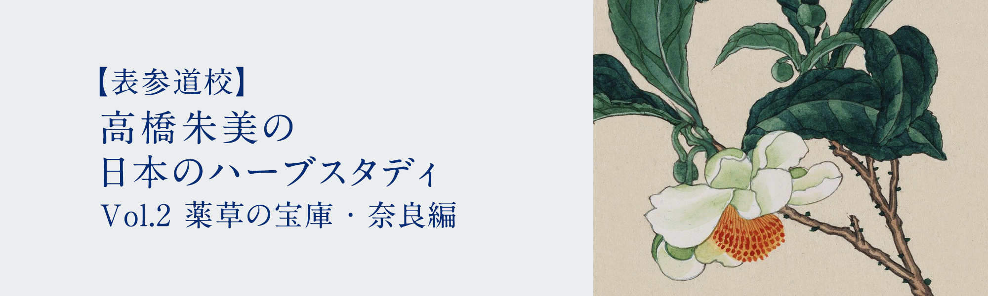 高橋朱美の日本のハーブスタディ　Vol.2 薬草の宝庫・奈良編