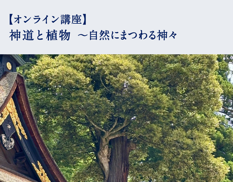 神道と植物 ～自然にまつわる神々