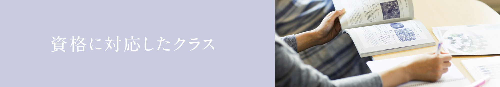 資格に対応したクラス