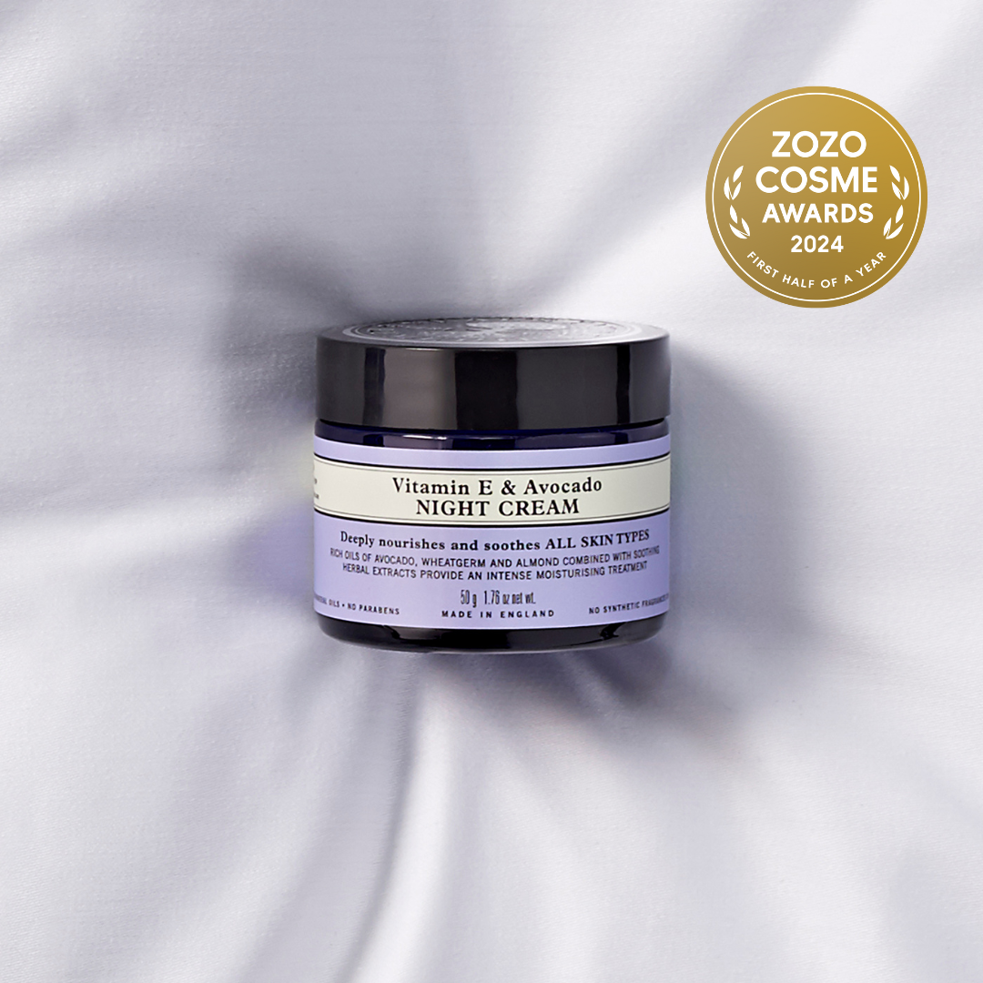 【ZOZO COSME AWARD 2024 上半期】ビタミンＥ＆アボカド ナイトクリーム受賞 | ニールズヤード レメディーズ 公式オンラインショップ