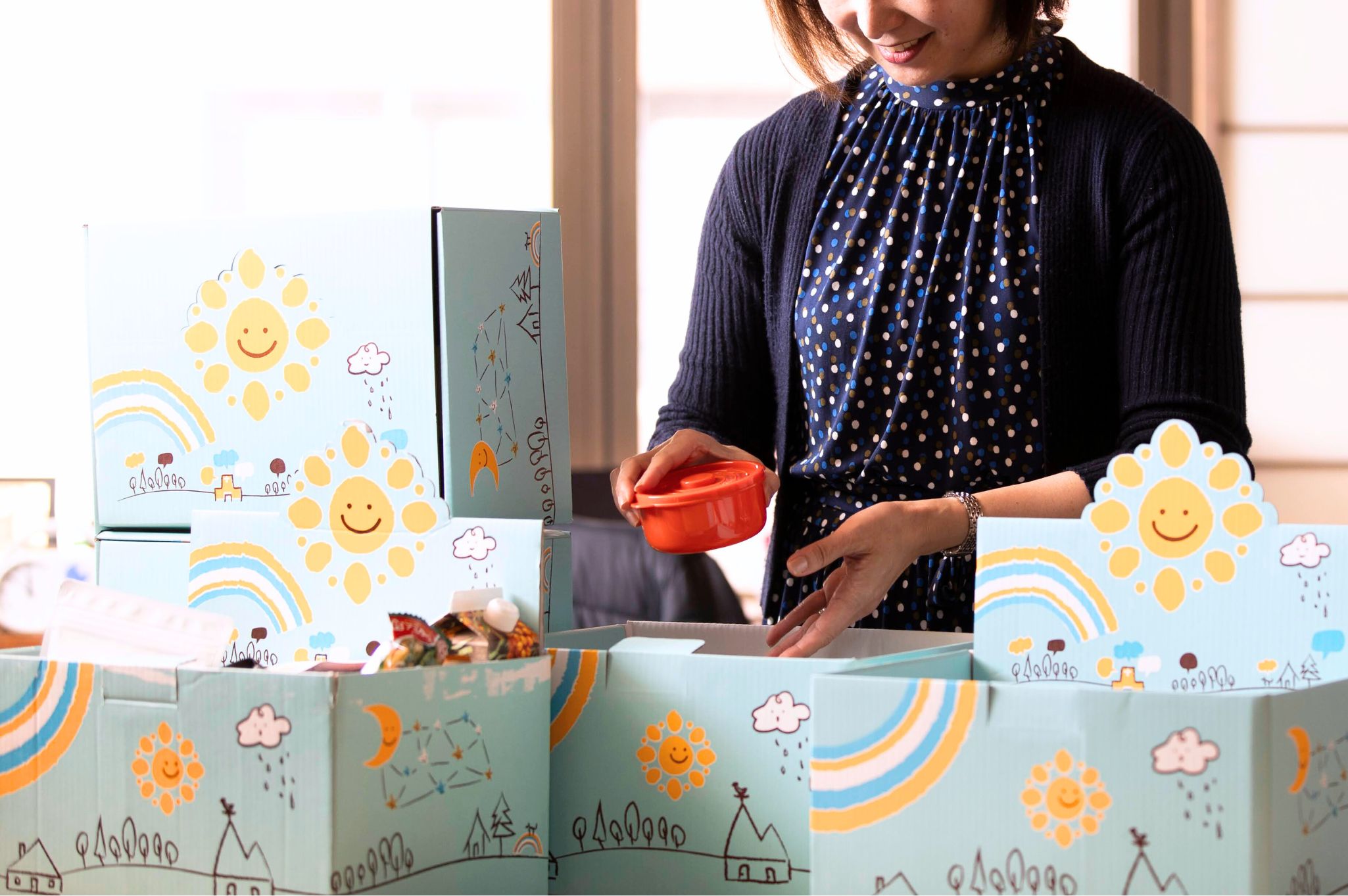 ひとつは自分、もうひとつは入院中の子どもを持つご家族へ、笑顔を